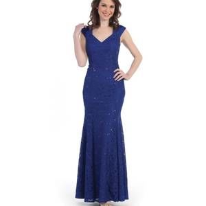 Cindy USA Small‎ Evening Gown Royal Blue Formal